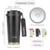 Coffee Stainless Steel Tumbler (2) Coffee Stainless Steel Tumbler