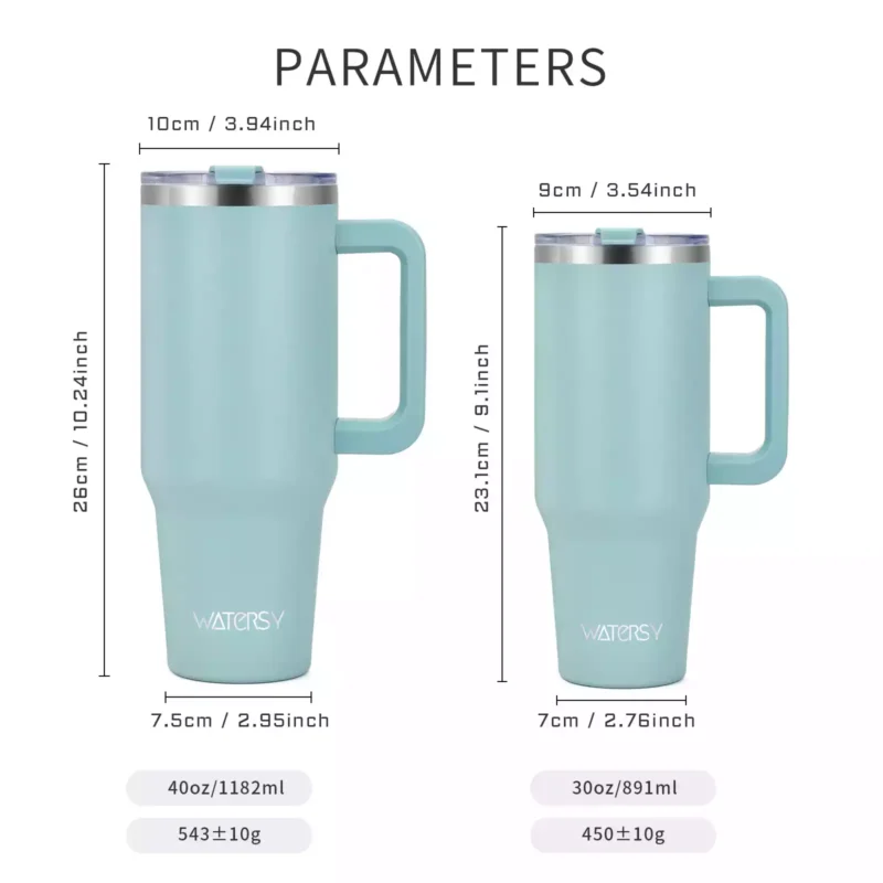 HydraQuench 40 oz Stainless Steel Insulated Tumbler (4) HydraQuench 40 oz Stainless Steel Insulated Tumbler