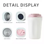 Stainless Steel Coffee Cup with Lid