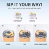 Stainless Steel Coffee Travel Cup (1) Stainless Steel Coffee Travel Cup