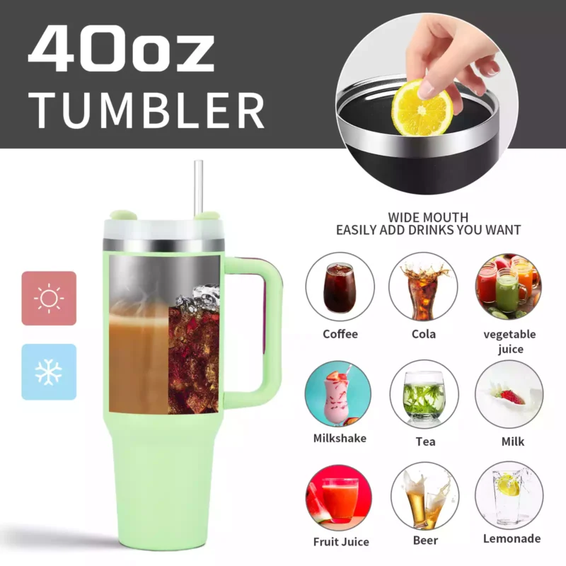 Stainless Steel Insulated Drinking Cups (3) Stainless Steel Insulated Drinking Cups