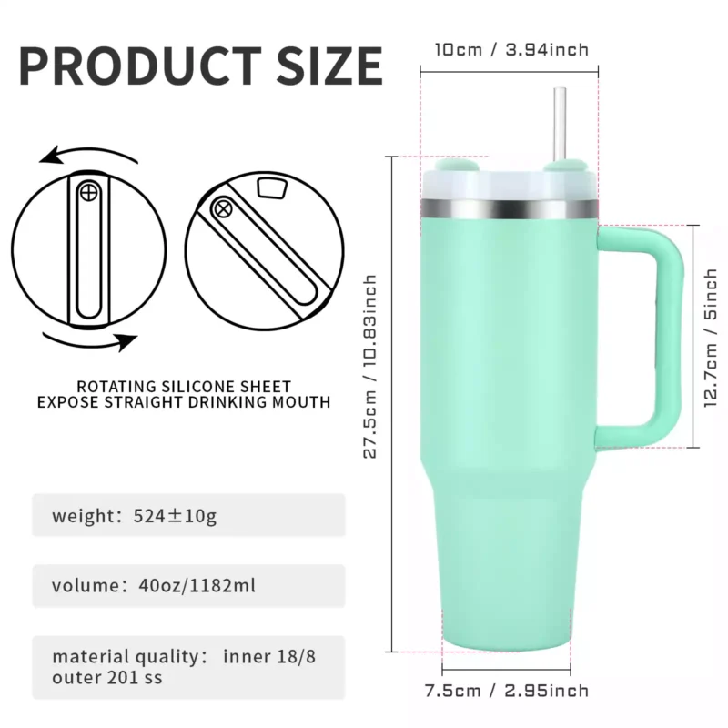 Stainless Steel Insulated Tumbler (2) Stainless Steel Insulated Tumbler