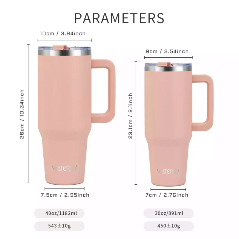 Stainless Steel Tumbler (2) Stainless Steel Tumbler