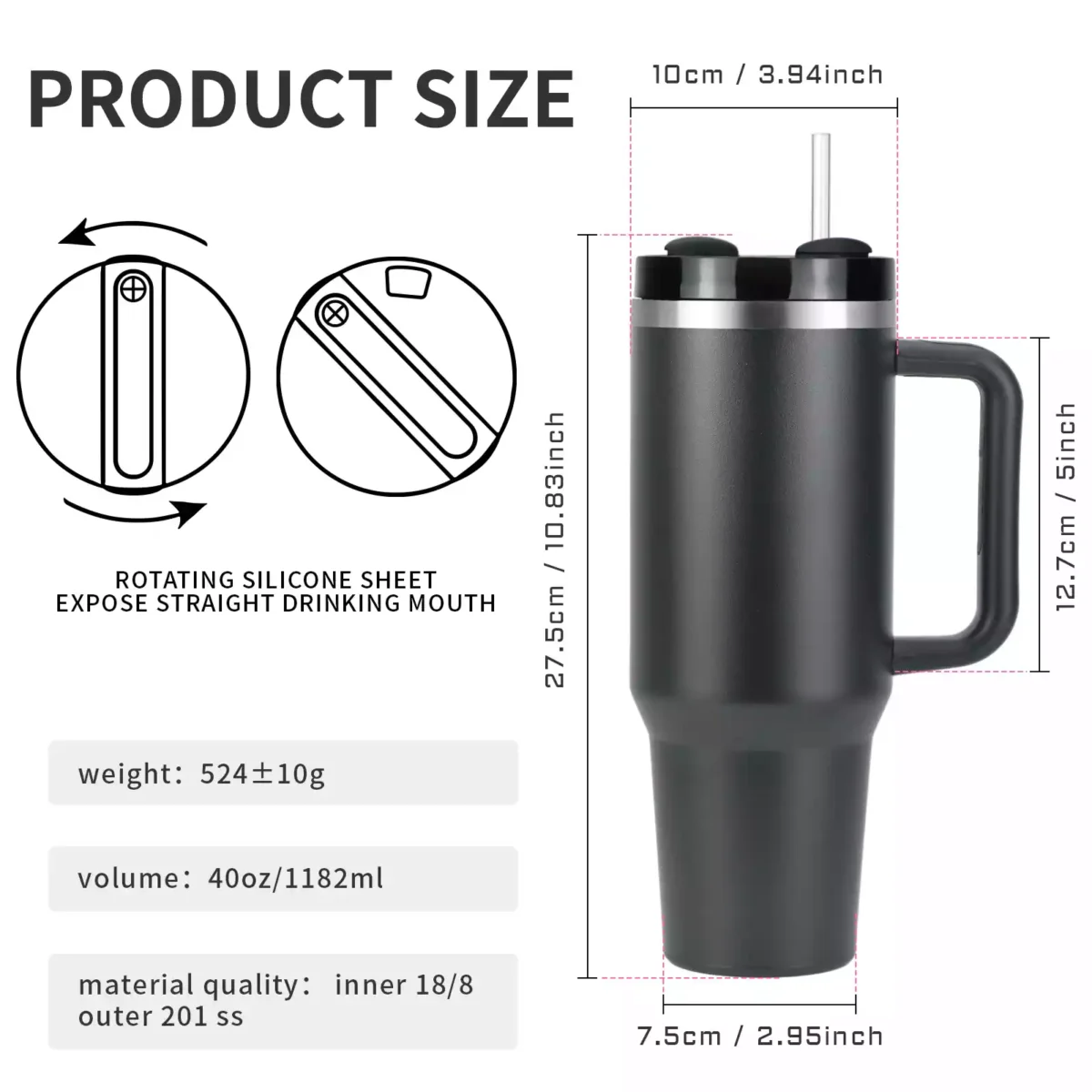 Stainless Steel Vacuum Insulated Tumbler